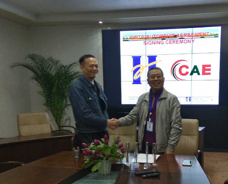 汇源光通信与泰国CAE ASIA LIMITED签定代理协议